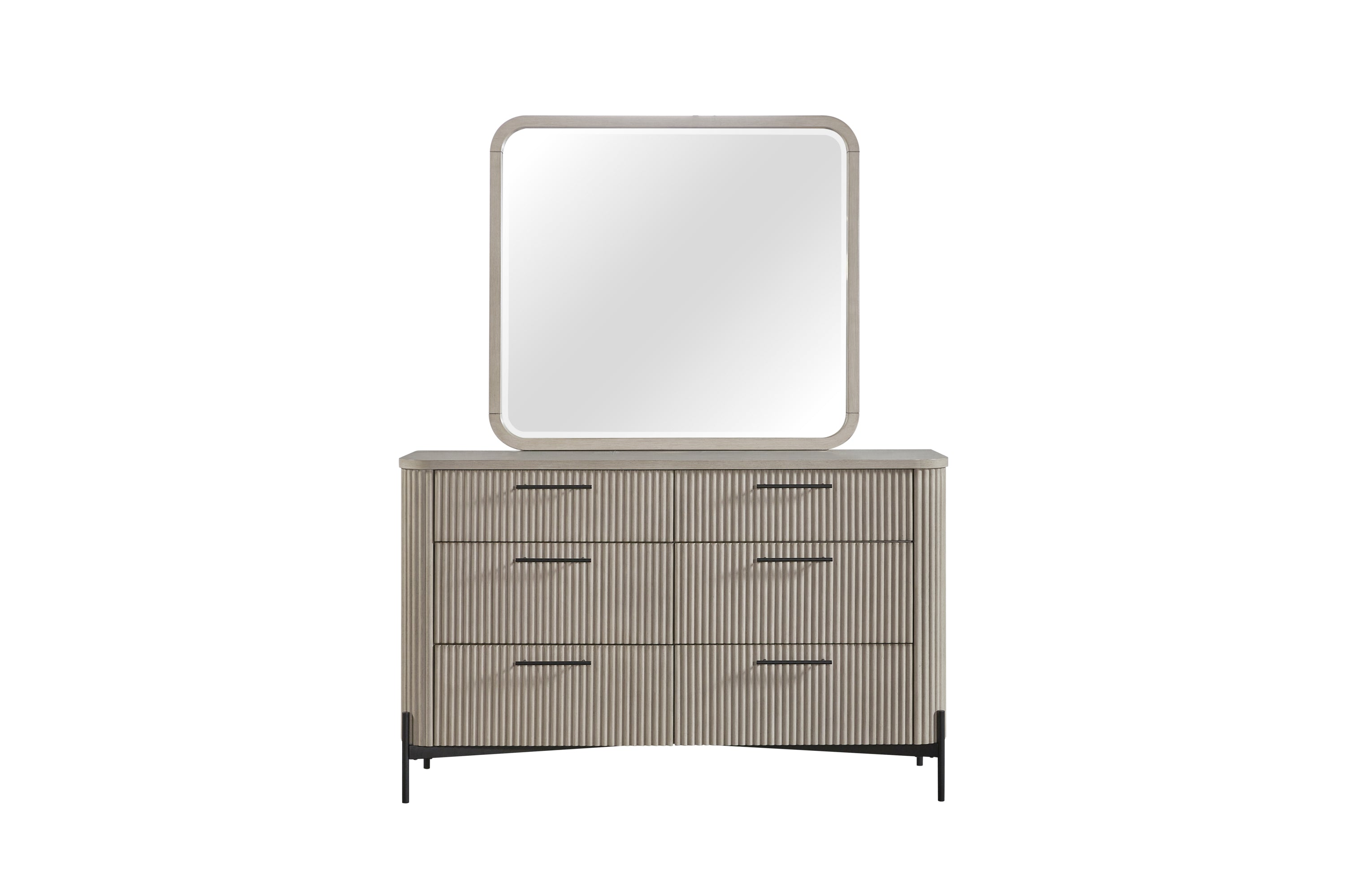 6 Drawer Dresser - Taupe