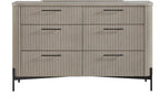 6 Drawer Dresser - Taupe