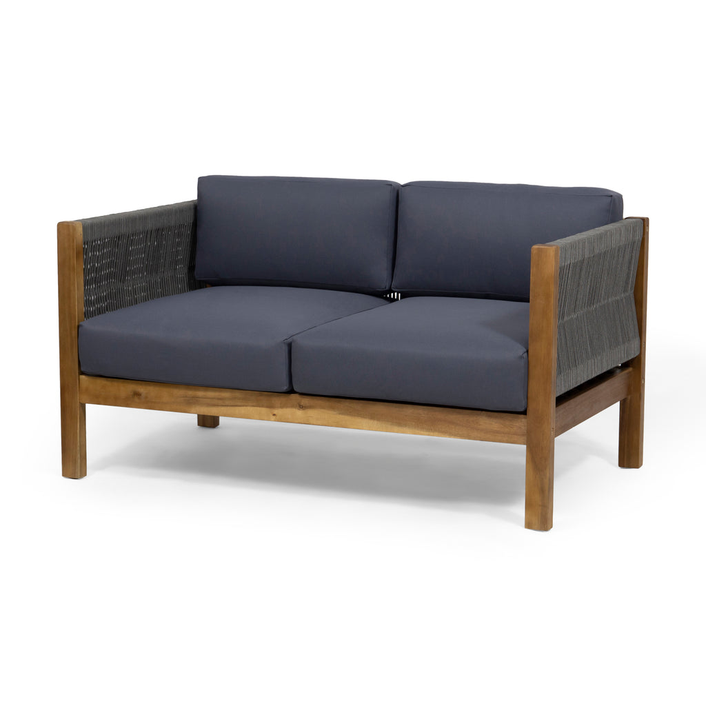 LAUREL Outdoor 4 Seater Chat Set_LOVESEAT & COFFEE TABLE & CLUB CHAIR - Groovy Boardz