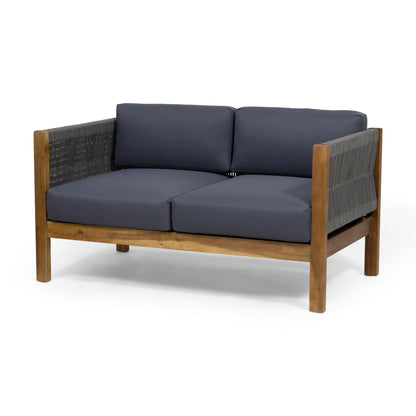 LAUREL Outdoor 4 Seater Chat Set_LOVESEAT & COFFEE TABLE & CLUB CHAIR - Groovy Boardz