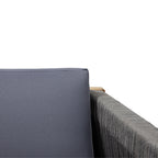 LAUREL Outdoor 4 Seater Chat Set_LOVESEAT & COFFEE TABLE & CLUB CHAIR - Groovy Boardz