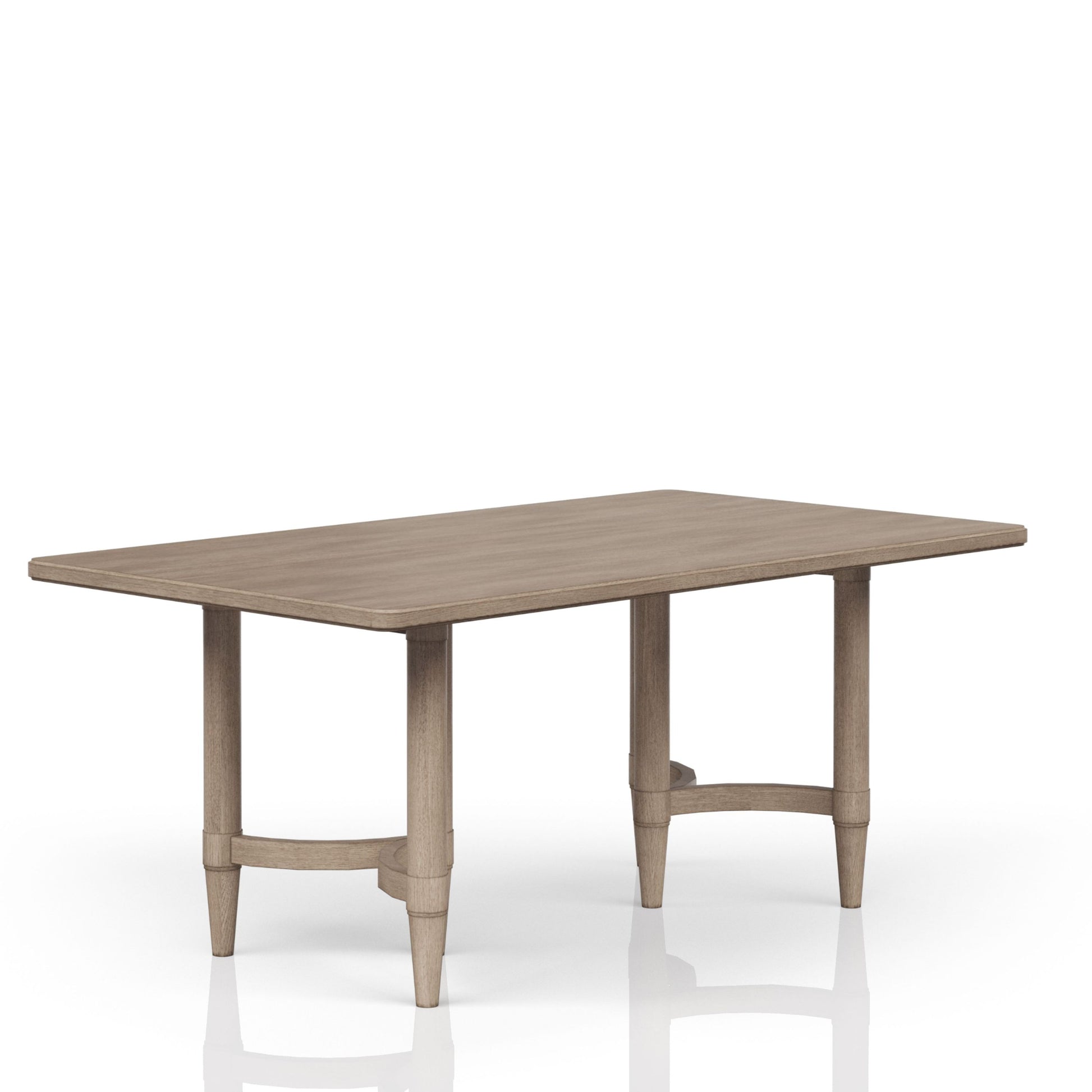 Counter Height Dining Table in Sand Colored Finish