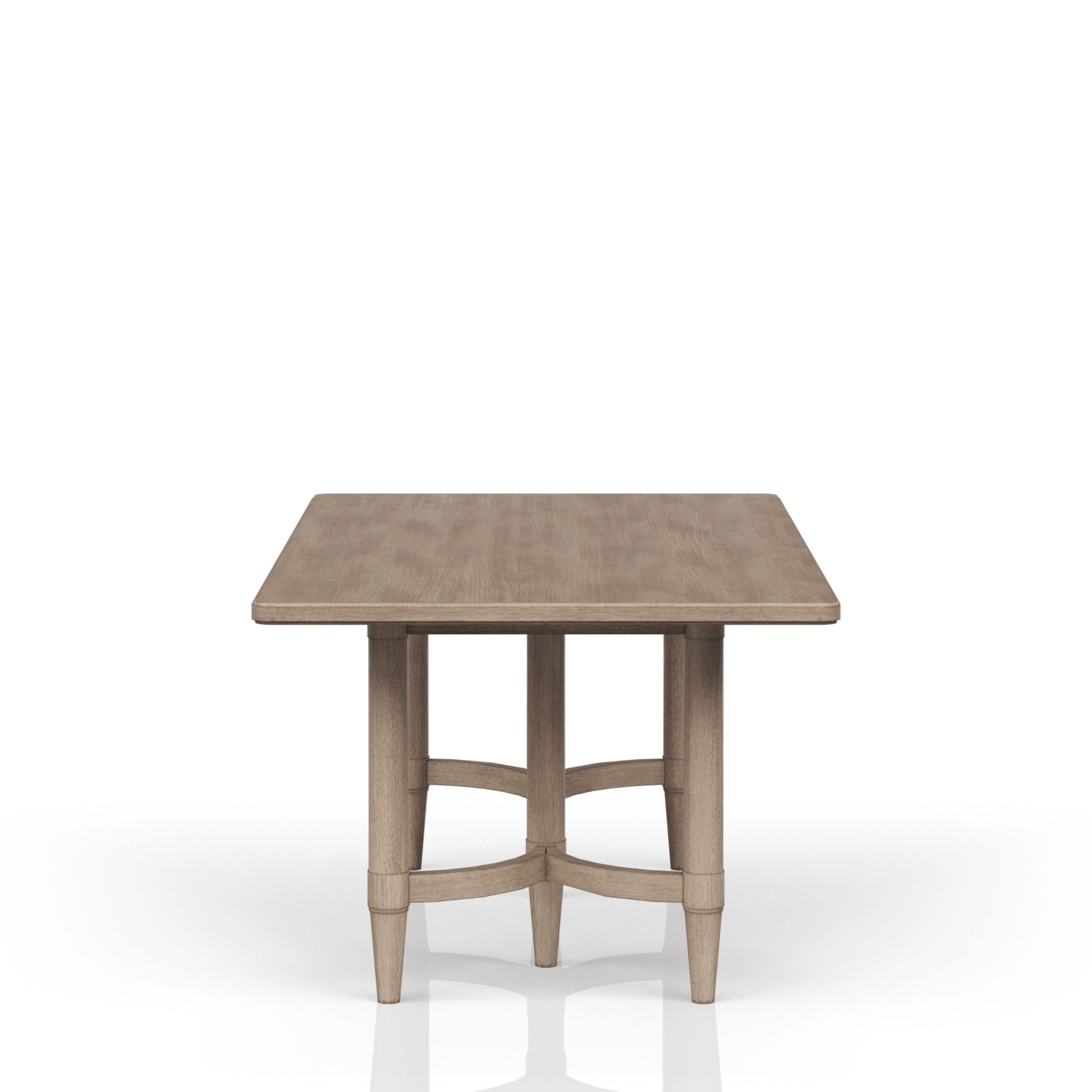 Counter Height Dining Table in Sand Colored Finish