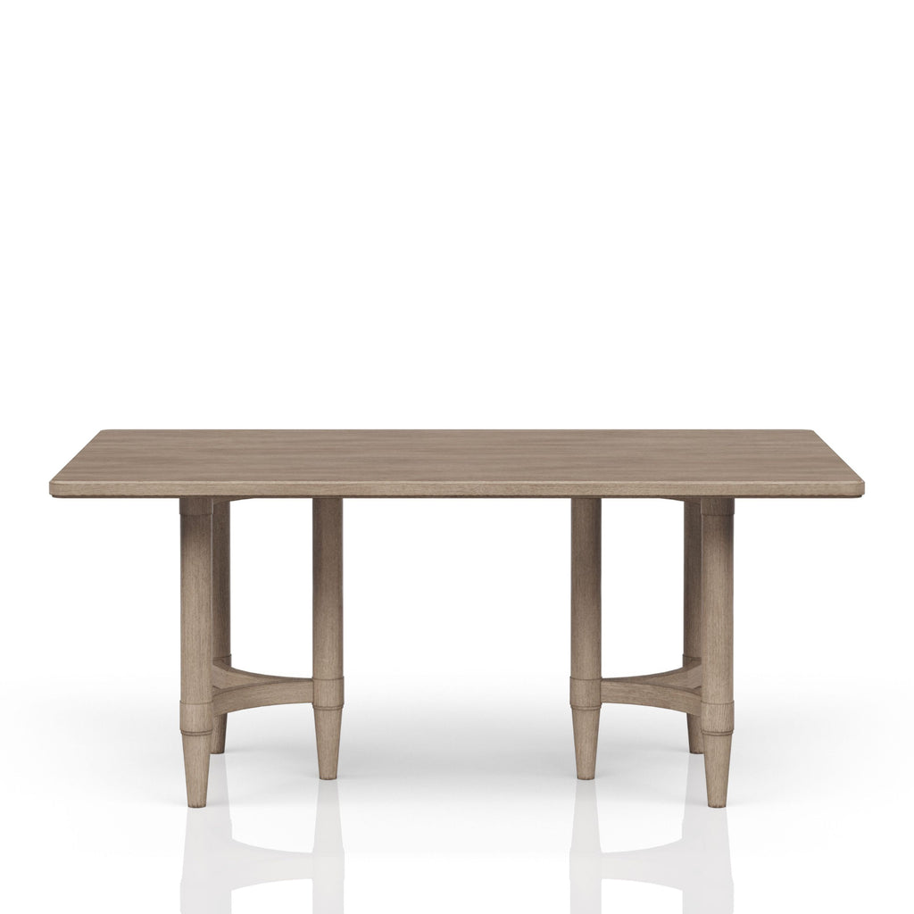 Counter Height Dining Table in Sand Colored Finish