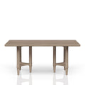 Counter Height Dining Table in Sand Colored Finish