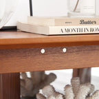 Elegant 2-Door Curio Cabinet with Tempered Glass Doors, Mirrored Back Panel, and Adjustable Shelves - Lighted Display Cabinet for Home and Office (Light Bulb Included) -OAK Finish