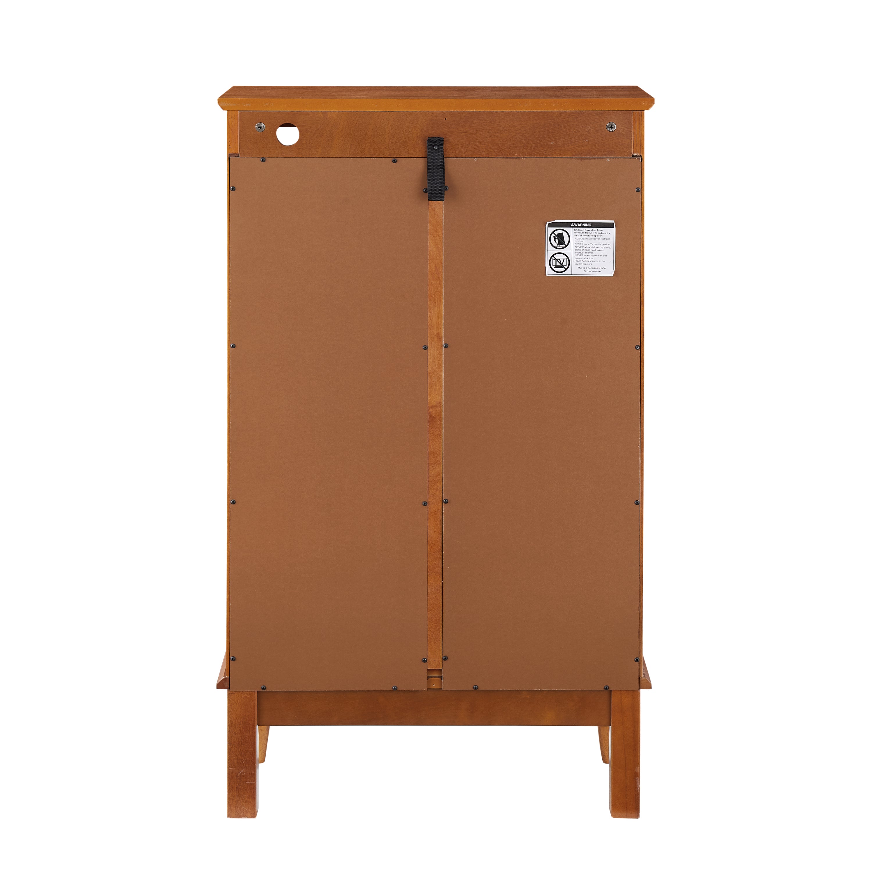 Elegant 2-Door Curio Cabinet with Tempered Glass Doors, Mirrored Back Panel, and Adjustable Shelves - Lighted Display Cabinet for Home and Office (Light Bulb Included) -OAK Finish