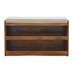 Mud Linen Pull out Shoe Bench