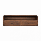 Floating Chestnut Open Console