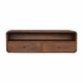 Floating Chestnut Open Console