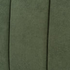 Premium Pine Wood King Bed Frame,King Size Bed Frame with Headboard Included,Mid Century Modern Bed,Natural&Green Color Bed Frame