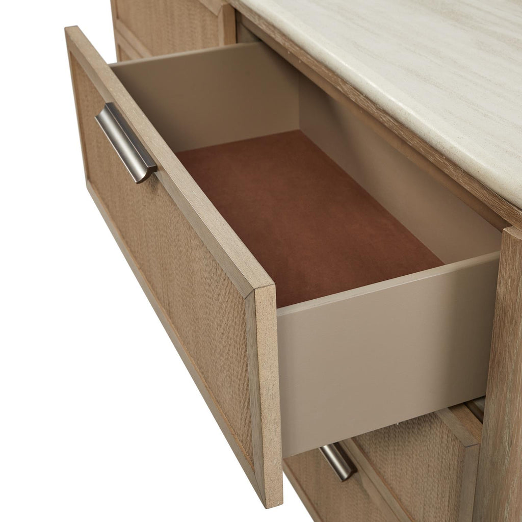 Dresser - Rope Drawer Fronts - Toffee
