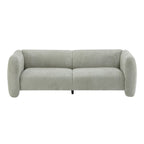 Tonson 83' 3-Seater Sofa,Wave Design, Living Rooms,Bedrooms,Apartment Office,Light Green Sofa