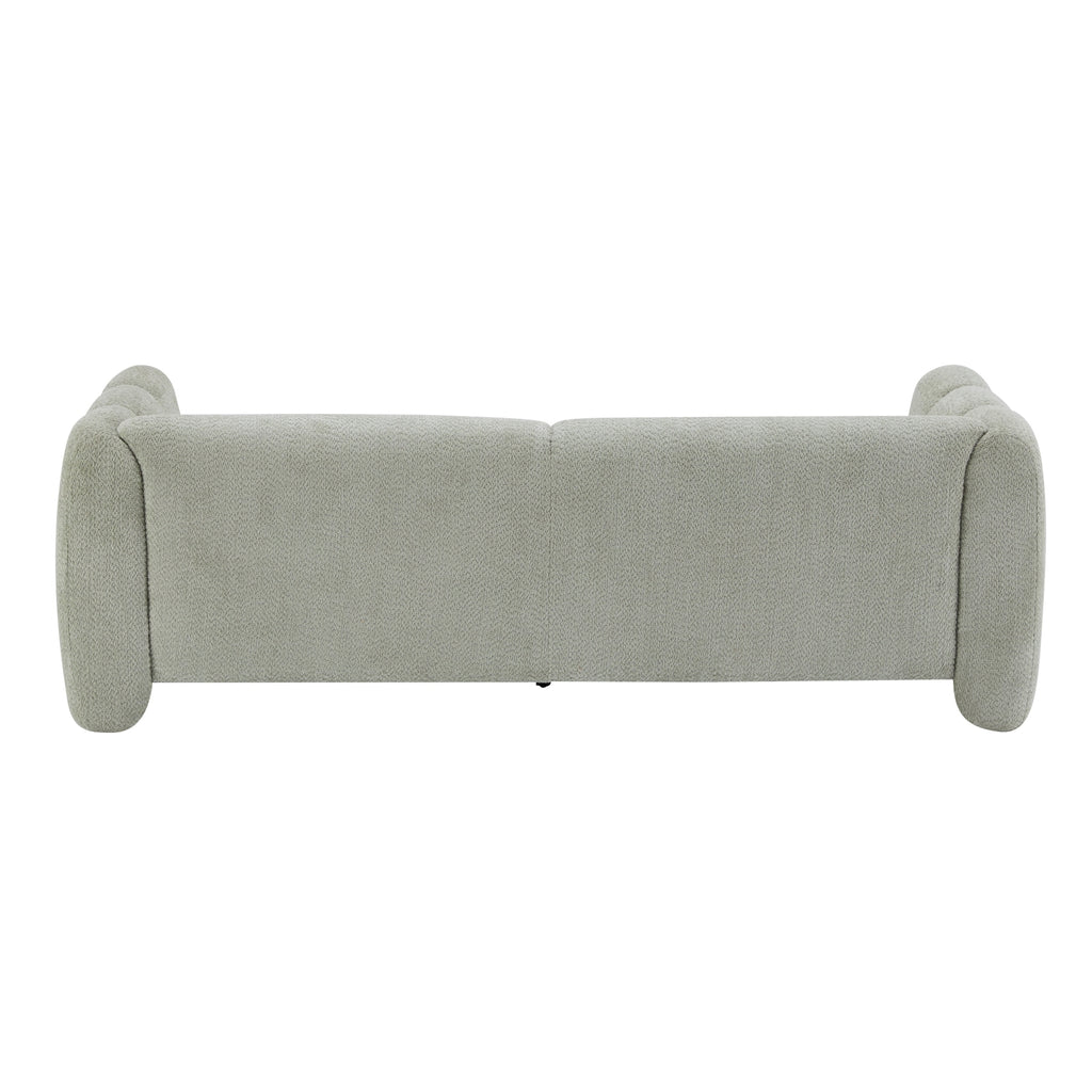 Tonson 83' 3-Seater Sofa,Wave Design, Living Rooms,Bedrooms,Apartment Office,Light Green Sofa