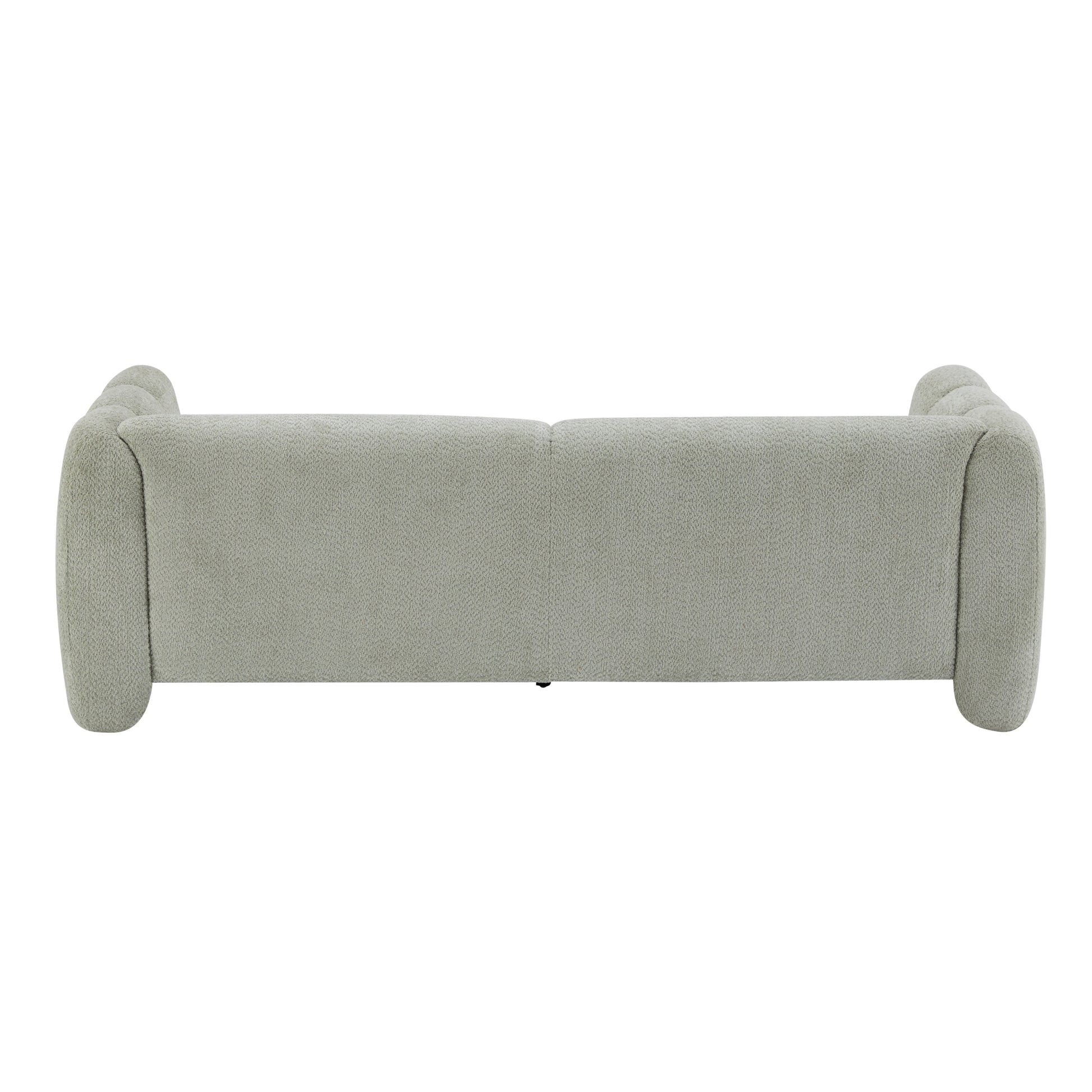 Tonson 83' 3-Seater Sofa,Wave Design, Living Rooms,Bedrooms,Apartment Office,Light Green Sofa
