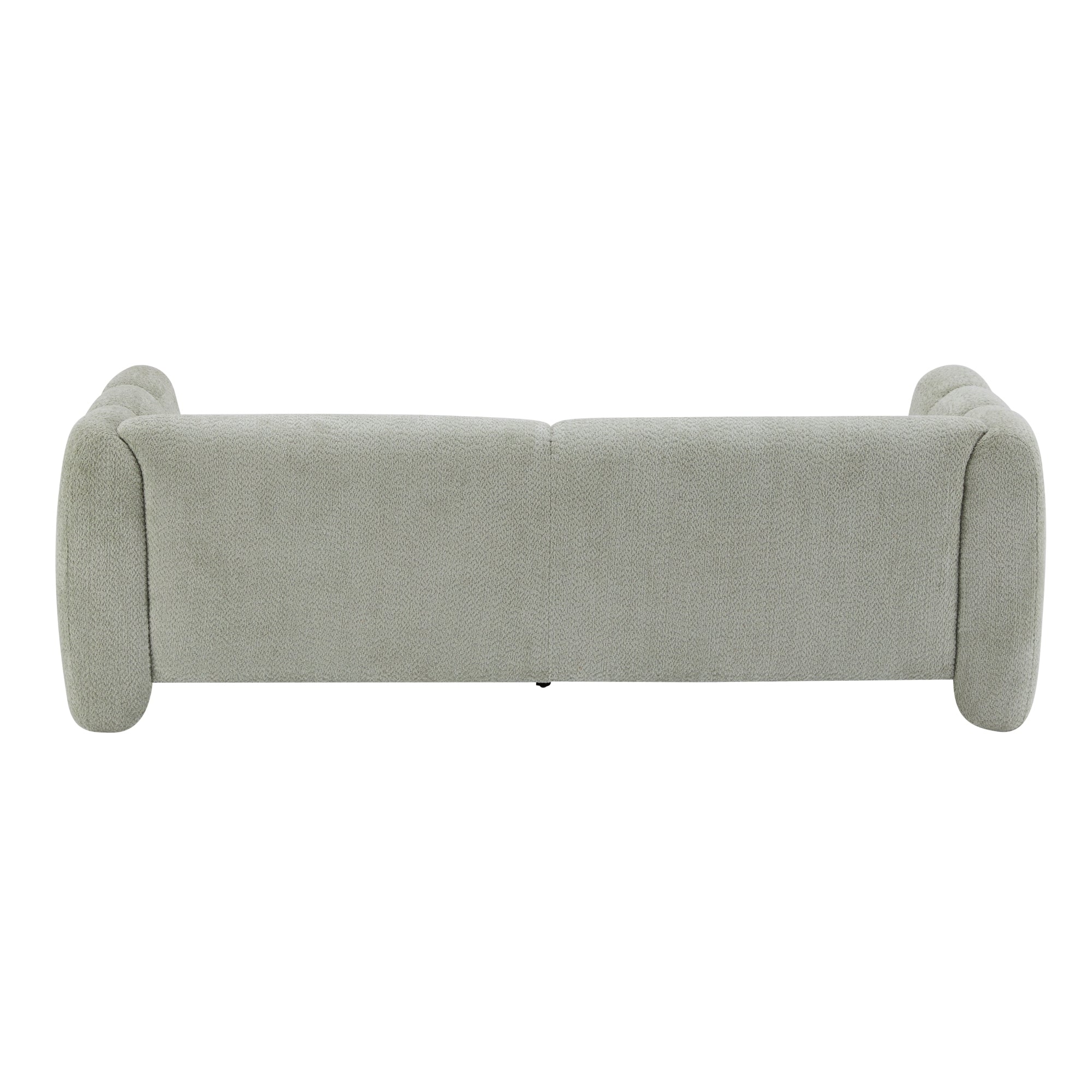 Tonson 83' 3-Seater Sofa,Wave Design, Living Rooms,Bedrooms,Apartment Office,Light Green Sofa
