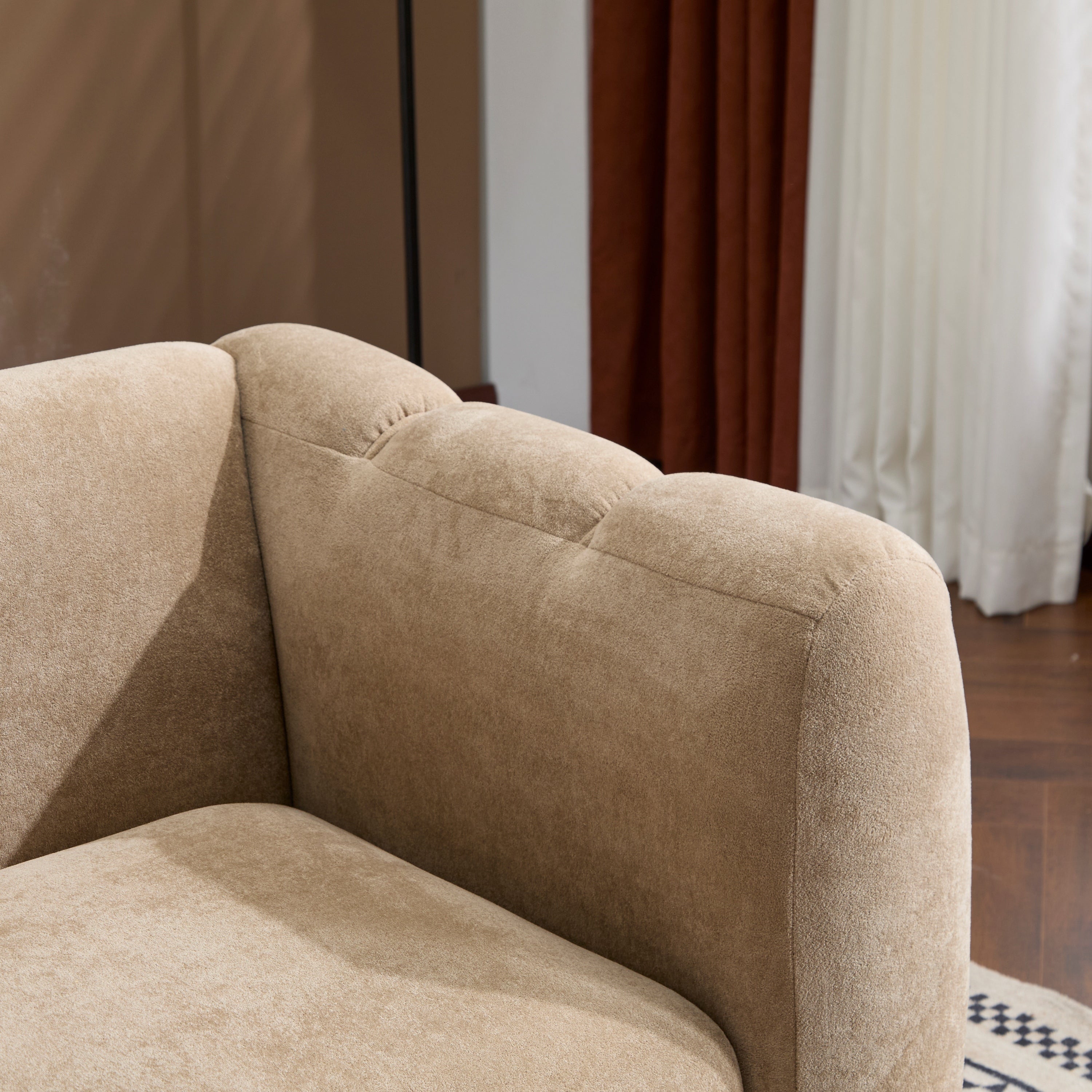 Tonson 83' 3-Seater Sofa,Wave Design, Living Rooms,Bedrooms,Apartment Office,Nomad Sofa