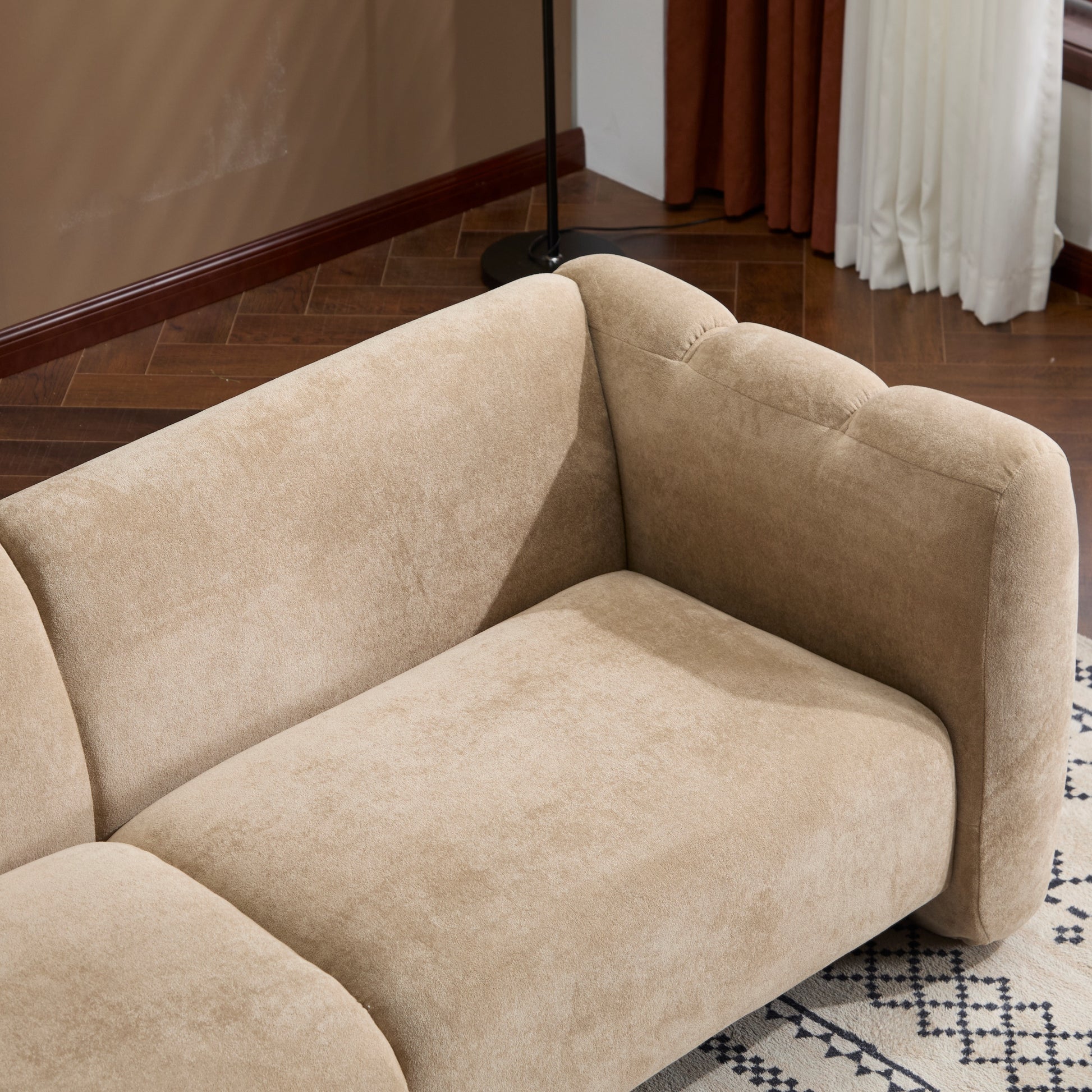 Tonson 83' 3-Seater Sofa,Wave Design, Living Rooms,Bedrooms,Apartment Office,Nomad Sofa