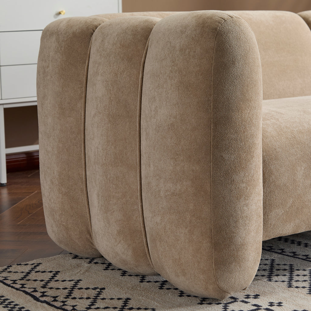 Tonson 83' 3-Seater Sofa,Wave Design, Living Rooms,Bedrooms,Apartment Office,Nomad Sofa