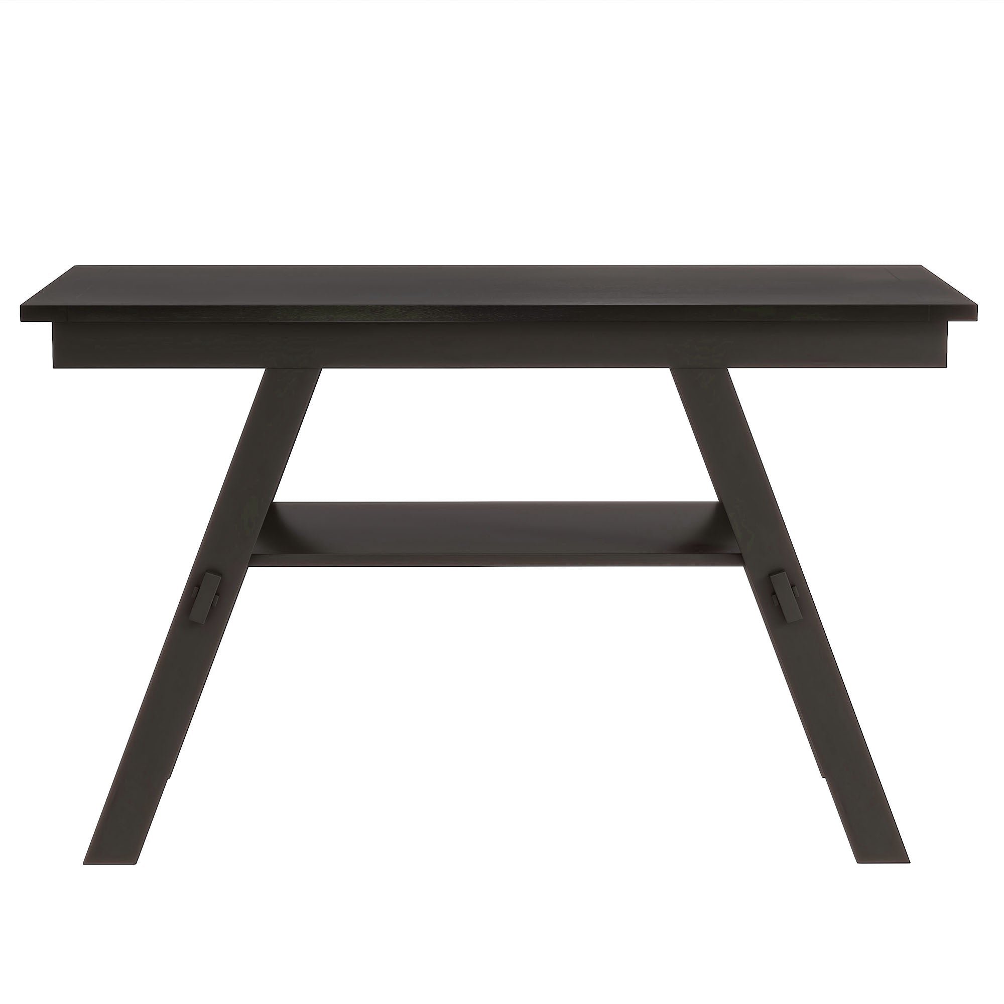 TOPMAX 6-Piece Wood Counter Height Dining Table Set with Storage Shelf, Kitchen Table Set with Bench and 4 Chairs,Rustic Style,Espresso+Beige Cushion (old sku: SH000257AAP)