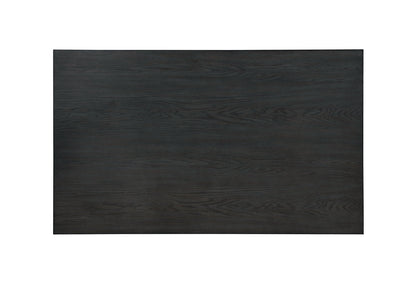 7pc Counter Height Dining Table Set 1x Table 6x Chairs Transitional Style Weathered Gray And Beige Finish Padded Cushion Slat Back Chairs Dining Table Set