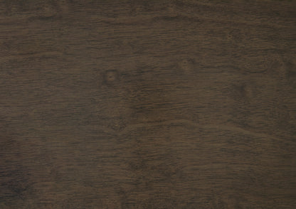 Transitional Dark Walnut Finish Two Drawers Nightstand 1pc Wooden Bedroom Furniture Solid Rubberwood