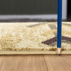 Tribes GC_YLS4003 Cream 7 ft. 10 in. x 10 ft. 3 in. Southwest Area Rug - Groovy Boardz