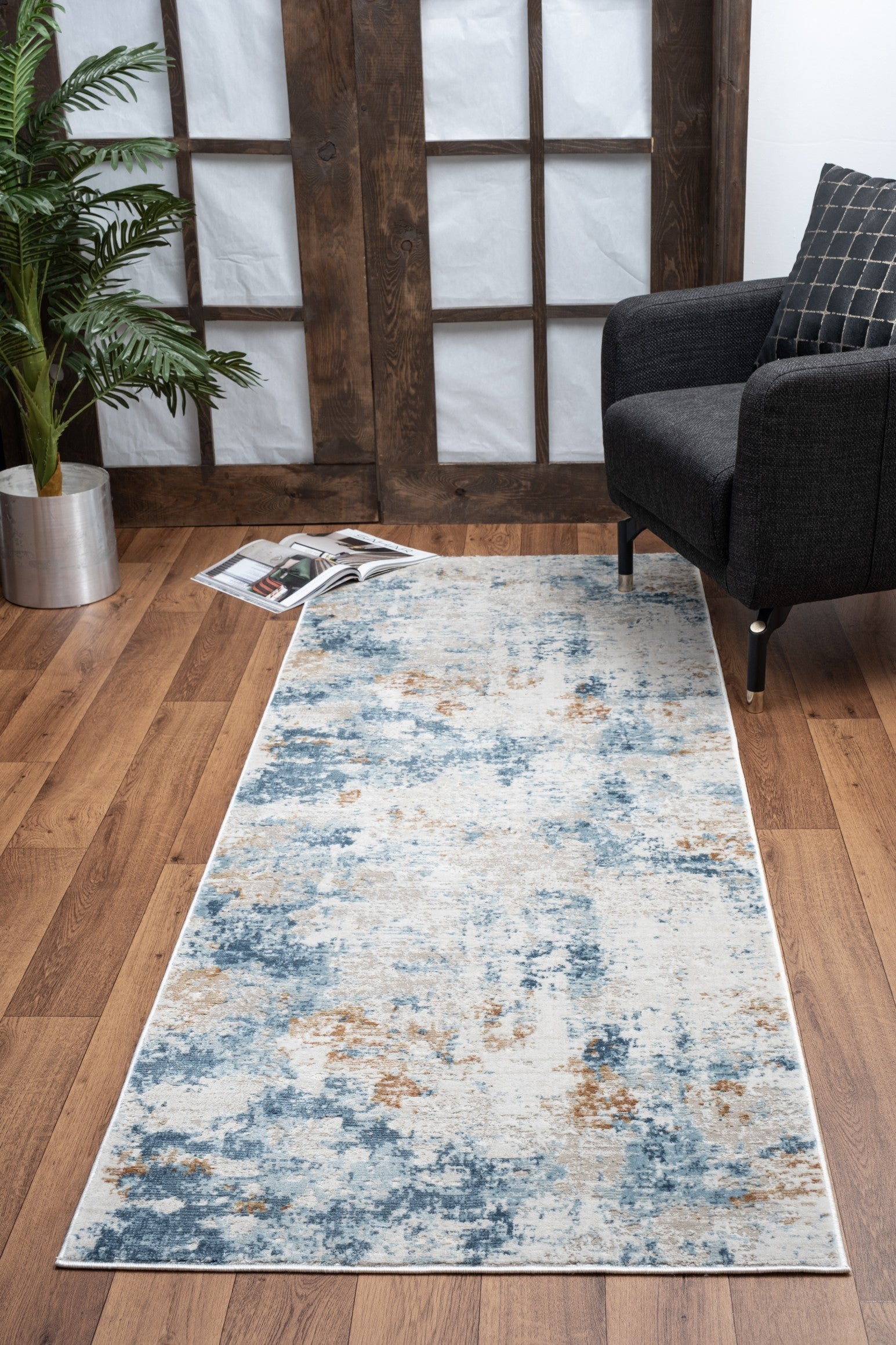 Elegance GC_CNC6003 Multi 5 ft. 3 in. x 7 ft. 3 in. Area Rug - Groovy Boardz