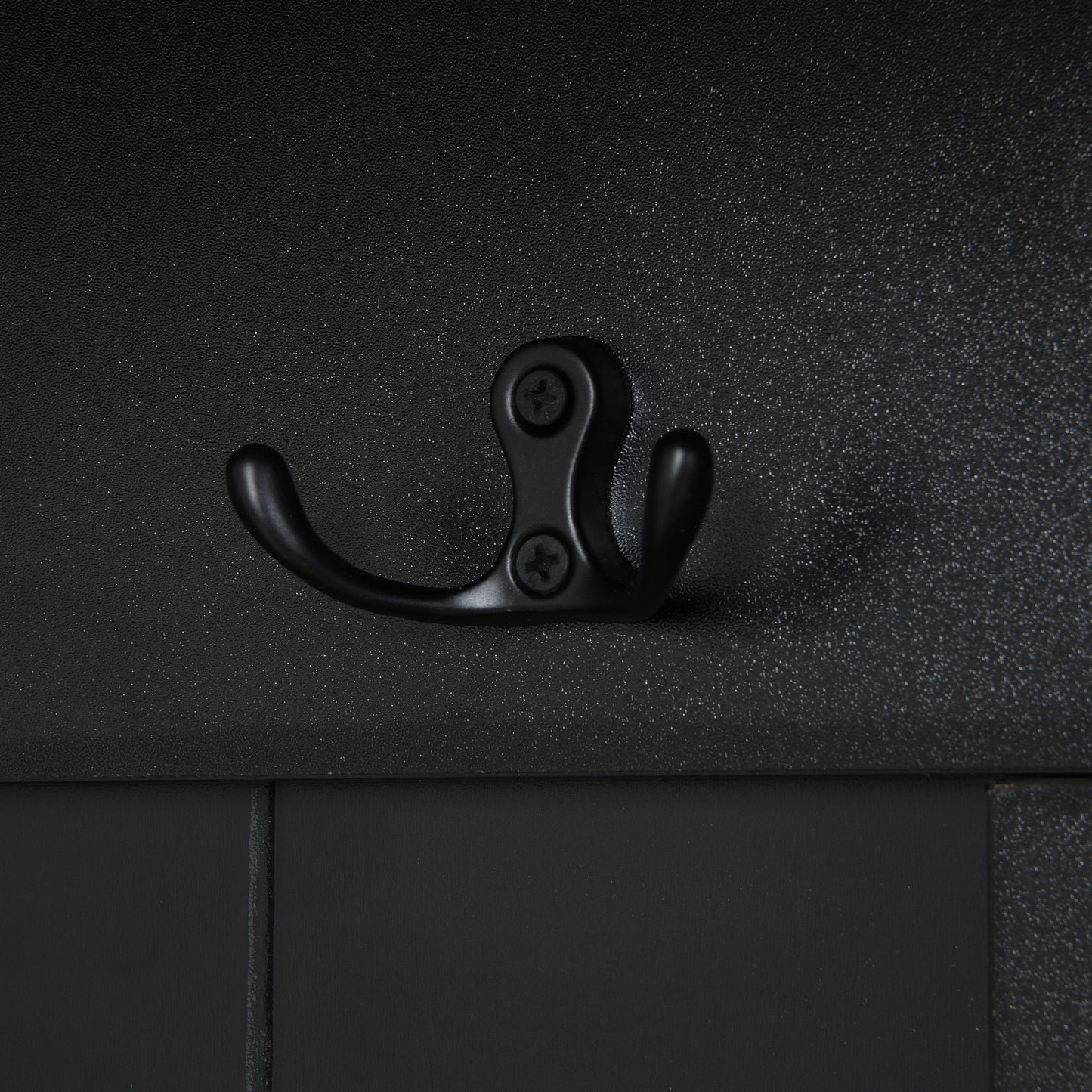 U-Can 79'' Tall Modern Hall Tree with Shoe Storage, 4-in-1 Entryway Bench with 6 Cabinets, 4 Coat Hooks & Adjustable Shelf for Hallway, living room, Black