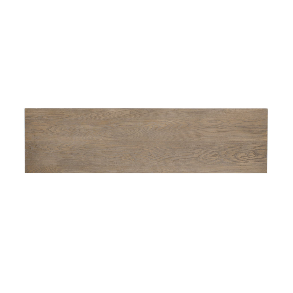 U_STYLE Uniquely Designed Ash Veneer Console Table, Modern Simple Style, Featuring Clever Tabletop Design, Suitable for Entryway, Hallway, Living Room, Foyer