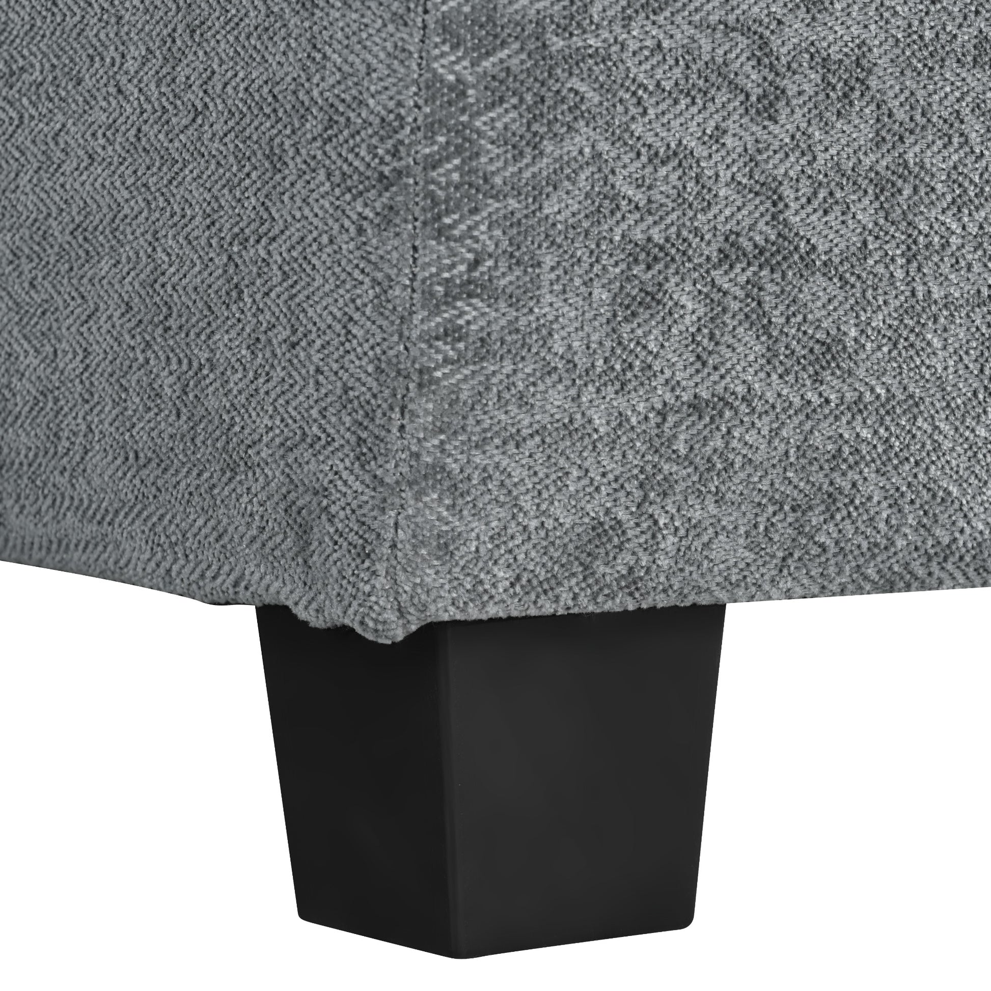 U_STYLE U-Shaped Chenille Sectional Sofa with Adjustable Armrest Pillows - Perfect for Living Rooms, Offices, and Spacious Spaces