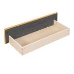 Upholstered Daybed with 2 Storage Drawers Twin Size Sofa Bed Frame No Box Spring Needed, Linen Fabric (Yellow) - Groovy Boardz