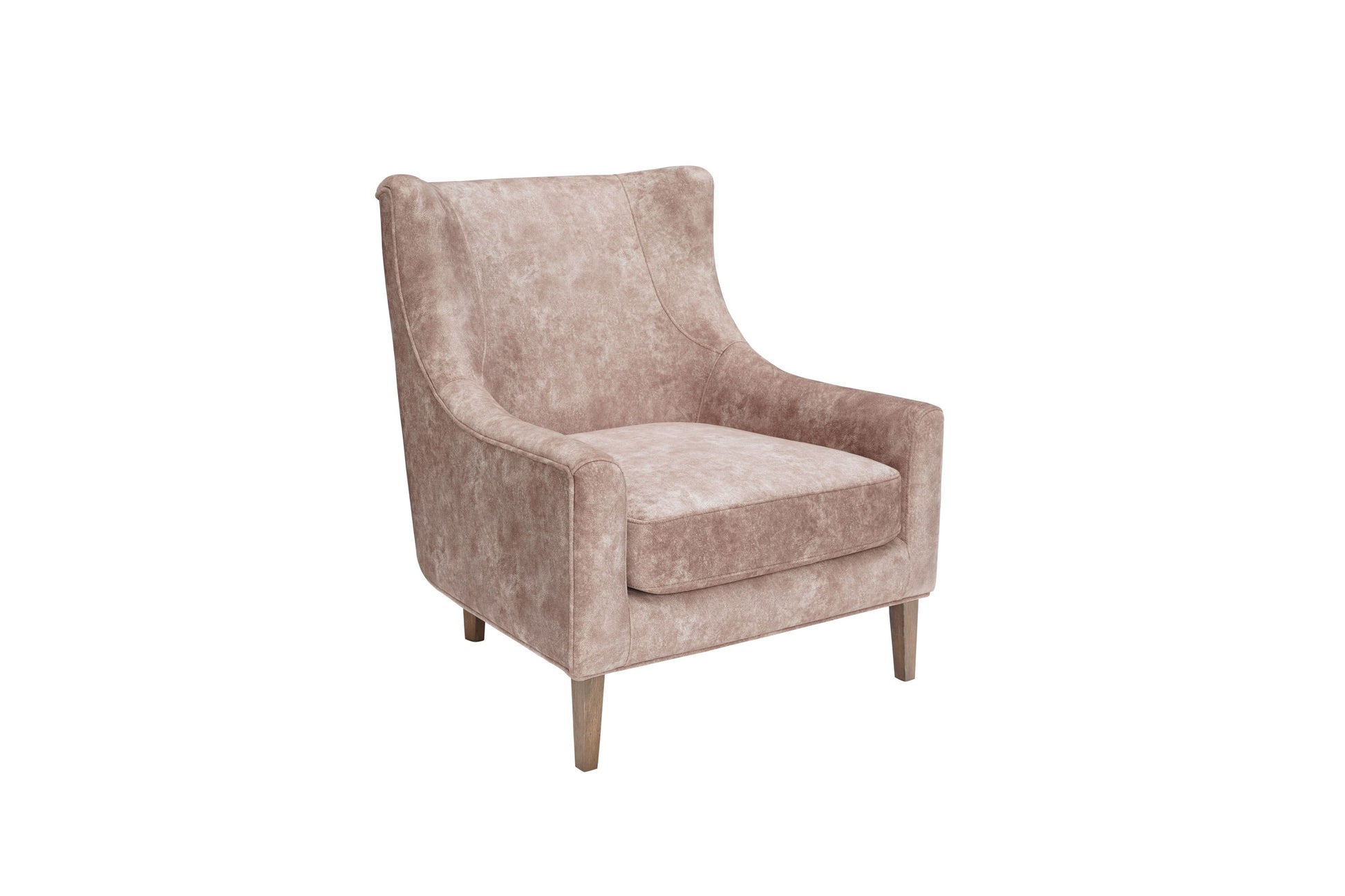 Hi Back Accent Chair - Carmel