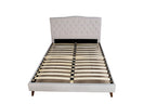 King Upholstered Bed With 2 Nightstands