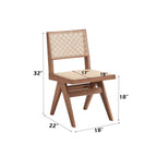 Valentina 6Pcs Rattan & Natural Finish Patio Furniture Set