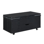 Multi-Functional Lift-Top Coffee Table with Hidden Storage and Stools, Multi-Function Modern Center Table with 4 Stools and Casters,Perfect for Modern Living Spaces, Black