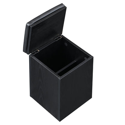 Multi-Functional Lift-Top Coffee Table with Hidden Storage and Stools, Multi-Function Modern Center Table with 4 Stools and Casters,Perfect for Modern Living Spaces, Black