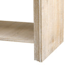 U_Style Versatile console table with Woven Wood Slats and Solid Wood Veneer,Suitable for Entryway, Hallway, Living Room,Foyer,Corridor