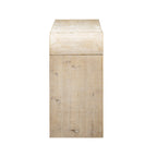 U_Style Versatile console table with Woven Wood Slats and Solid Wood Veneer,Suitable for Entryway, Hallway, Living Room,Foyer,Corridor