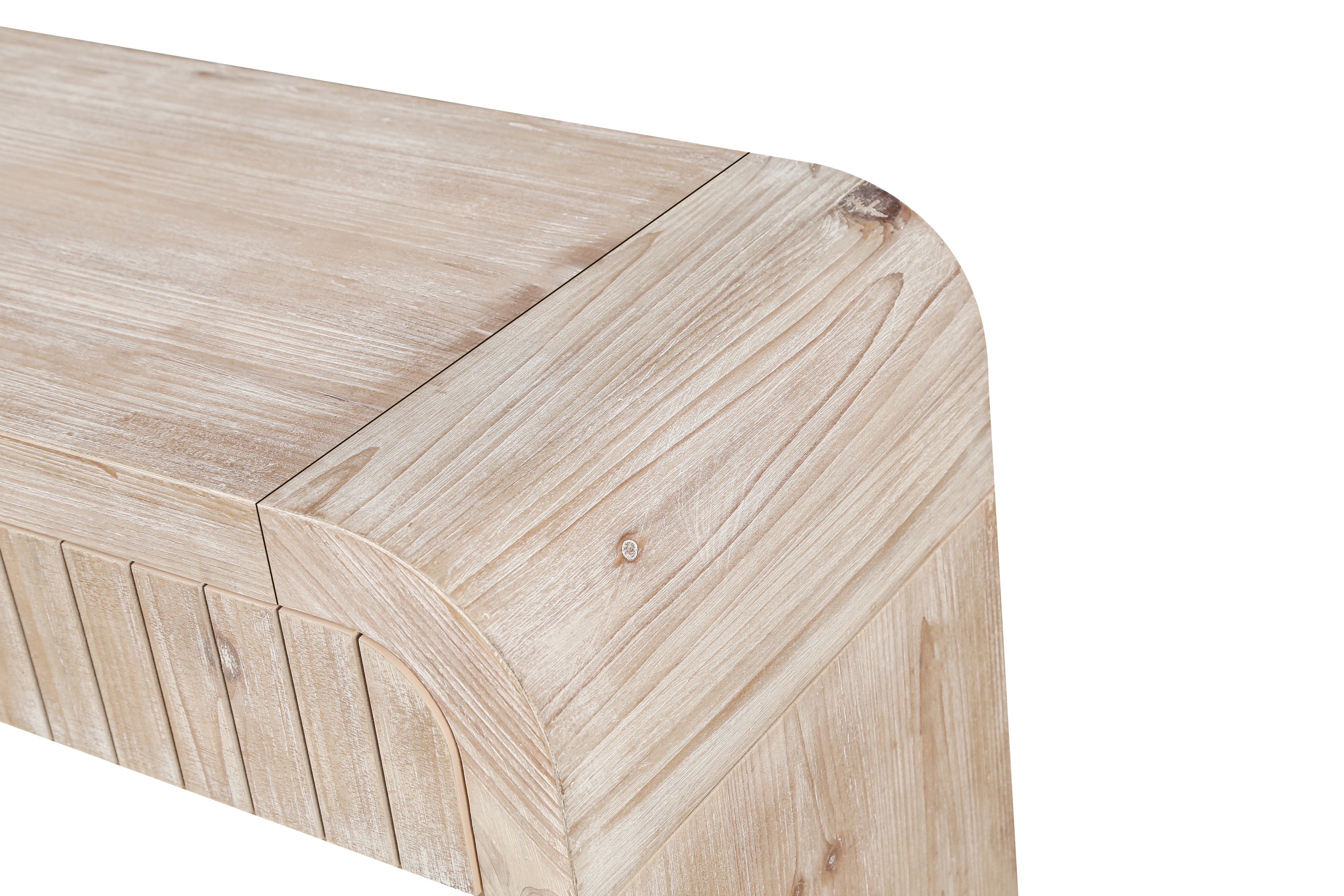 59'' Vintage Crafted Entryway Table,Two Hidden Handle Drawers,Farmhouse Console Table ,Easy Assembly, for Entrance & Dinning Room & Living Room & Hallway (Natural Wood Washed)