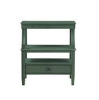 Newland Vintage Green Storage Nightstand