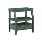 Newland Vintage Green Storage Nightstand