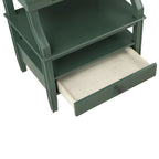 Newland Vintage Green Storage Nightstand