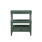 Newland Vintage Green Storage Nightstand