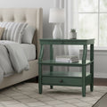 Newland Vintage Green Storage Nightstand