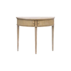 Vintage Storage Console Table with Fluted Doors.