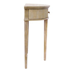 Vintage Storage Console Table with Fluted Doors.