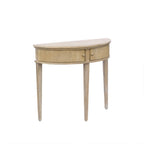 Vintage Storage Console Table with Fluted Doors.