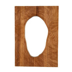Vintage Solid Rosewood 20 Inch Wall Mirror.