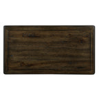 Solid Wood End Table, Rectangle 23.6 inch Narrow Side Table with Drawer, Vintage Bedside Table Nightstand for Small Spaces, Living Room, Bedroom, Easy Assembly, Espresso